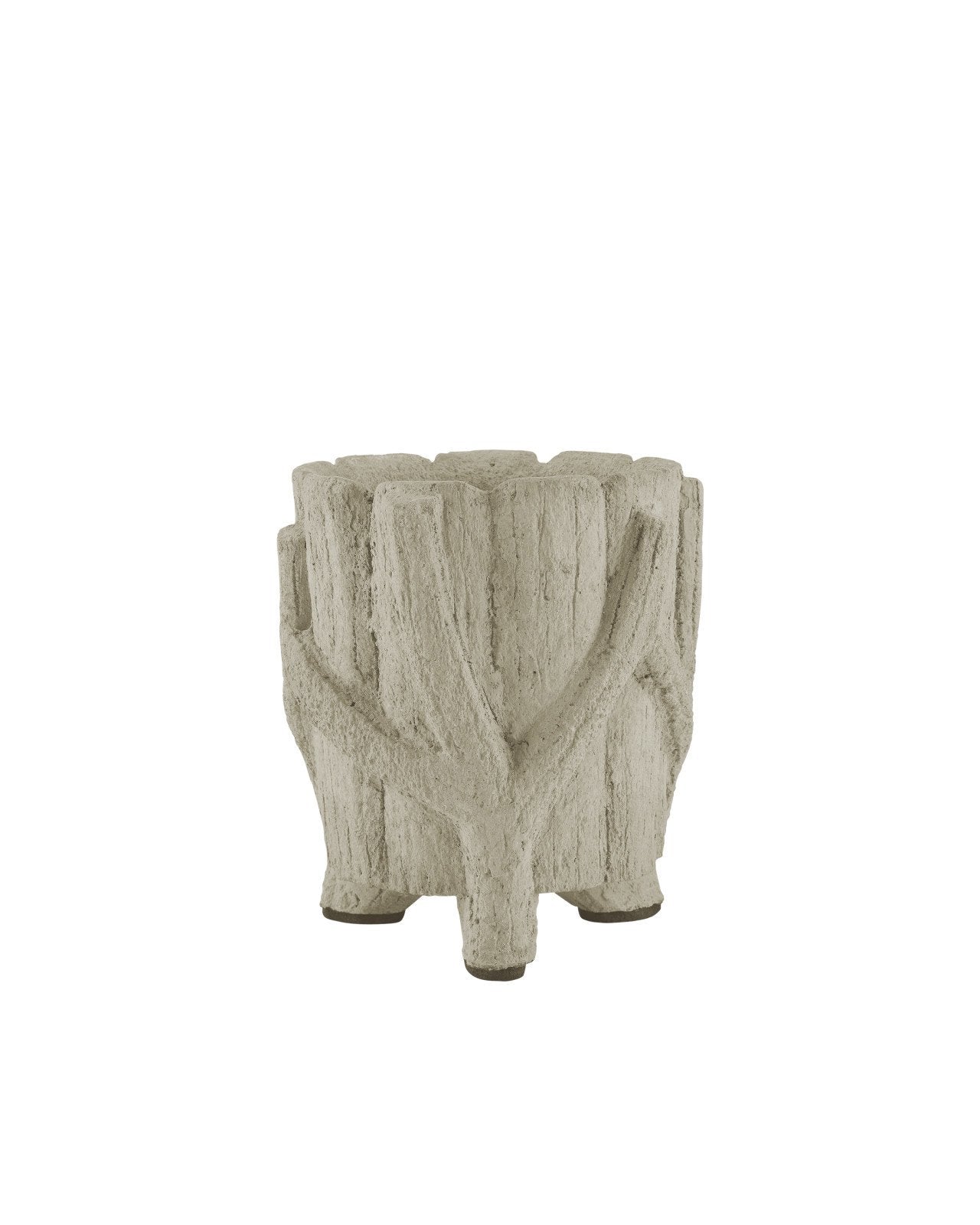 Small Faux Bois Planter